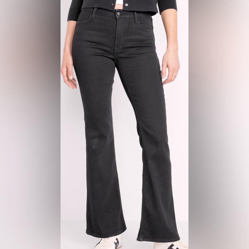 OLD NAVY high rise flare size 2
